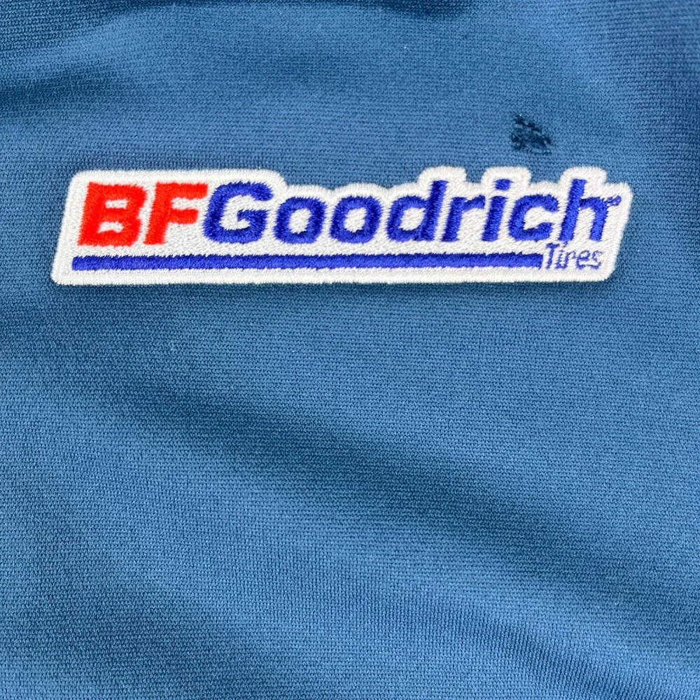 new The North Face Tech 1/4 Zip Fleece Men Medium Blue Wing Teal BFGoodrich Tire